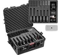 VEVOR Mallette transport arme pistolet mousse XPE étanche IP67 55.6x45.5x22.5 cm
