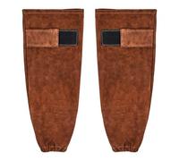 VEVOR Manchons de Soudage en Cuir de Vachette, Manchons à Souder Protection Soudure des Bras, Résistants aux Flammes, à la Chaleur, pour Hommes et Femmes, de Soudage, Forge, Travail du Bois, Jardinage