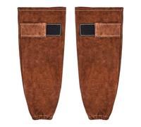 VEVOR Manchons de Soudage en Cuir de Vachette, Manchons à Souder Protection Soudure des Bras, Résistants aux Flammes, à la Chaleur, pour Hommes et Femmes, de Soudage, Forge, Travail du Bois, Jardinage