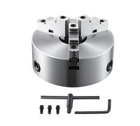 VEVOR Mandrin de tour à 3 mâchoires, 20,3 cm, mandrin de tour auto-centrant, plage de serrage de 4 à 200 mm avec vis de fixation à clé en T, clé hexagonale, pour imprimante 3D, fraiseuse centrale