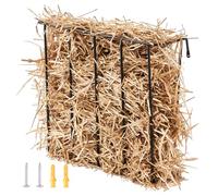 VEVOR Mangeoire à Foin pour bétail, Grande capacité de 109 L, râtelier à Foin pour chèvre en Acier Robuste, Support à Foin Mural de 650 mm à Plusieurs côtés, pour Ferme ovine intérieure et extérieure