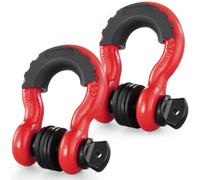 VEVOR Manille anneau D 19mm 2PCS résistance rupture 28,5t goupille à vis 22mm