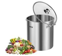 VEVOR Marmite en Acier Inoxydable de Cuisine 22,7 L avec Couvercle et Poignée