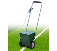 VEVOR Marqueur de ligne sèche 2 roues 50 ou 100 mm en acier robuste 11,3 kg vert
