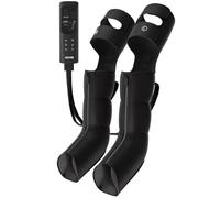 VEVOR Masseur de Jambes à Compression d'Air 9 Intensités 6 Modes de Massage | 3 Niveaux Chauffage, Arrêt Automatique, Taille Réglable, avec Sac de Rangement et Adaptateur Secteur, Détente Quotidienne