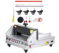 VEVOR Massicot Électrique, Coupe-papier Automatique Largeur de Coupe Maximale 325 mm et Épaisseur de Coupe Maximal 38 mm, Coupeuse de Papier avec Boutons de Commande, pour Bureau, Imprimerie