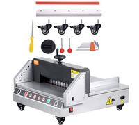 VEVOR Massicot Électrique, Coupe-papier Automatique Largeur de Coupe Maximale 325 mm et Épaisseur de Coupe Maximal 38 mm, Coupeuse de Papier avec Boutons de Commande, pour Bureau, Imprimerie