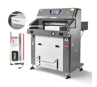 VEVOR Massicot Électrique, Coupe-papier Hydraulique, Largeur de Coupe Maximale 660 mm, Épaisseur de Coupe Maximal 100 mm, avec Fonction Infrarouge et Lame de Rechange, pour Bureau, Imprimerie