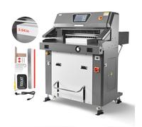 VEVOR Massicot Électrique, Coupe-papier Hydraulique, Largeur de Coupe Maximale 660 mm, Épaisseur de Coupe Maximal 100 mm, avec Fonction Infrarouge et Lame de Rechange, pour Bureau, Imprimerie