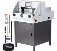 VEVOR Massicot Électrique Largeur de Coupe 482,6 mm Épaisseur 80 mm Coupe Papier Automatique 800 Feuilles Coupeuse de Papier avec Écran Tactile 7 po et Dispositifs de Sécurité pour Bureau Imprimerie