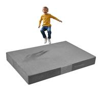 VEVOR Matelas de Réception 180x121x20 cm, Tapis de Chute avec Mousse Épaisse et Douce et Housse Lavable, pour Sécurité dans la Salle Sensorielle, Sauter Jouer Grimper et Faire de la Gymnastique