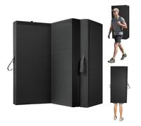 VEVOR Matelas de Réception, Tapis de Gymnastique pour Sécurité Anti-Chute 1220x565x380 mm, pour Escalade en Salle et en Extérieur Entraînement Fitness, Portable et Pliable en Trois, Mousse Épaisse
