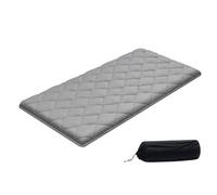 VEVOR Matelas Futon Taille Jumeau, Matelas de Sol Japonais Pliable, Tatami Doux pour Dormir Yoga Méditation et Relaxation, 203,2x99,1x8,9 cm, 9 Couches, avec Sac de Rangement et Attaches, Gris