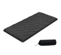 VEVOR Matelas Futon Taille Jumeau, Matelas de Sol Japonais Pliable, Tatami Doux pour Dormir Yoga Méditation et Relaxation, 203,2x99,1x8,9 cm, 9 Couches, avec Sac de Rangement et Attaches, Noir
