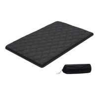 VEVOR Matelas Futon Taille Lit Double, Matelas de Sol Japonais Pliable, Tatami Doux pour Dormir Yoga Méditation et Relaxation, 203,2x137,2x8,9 cm, 9 Couches, avec Sac de Rangement et Attaches, Noir