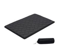 VEVOR Matelas Futon Taille Lit Double, Matelas de Sol Japonais Pliable, Tatami Doux pour Dormir Yoga Méditation et Relaxation, 203,2x137,2x8,9 cm, 9 Couches, avec Sac de Rangement et Attaches, Noir