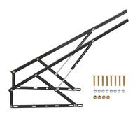 VEVOR Mécanisme de Levage de lit, Taille de lit Compatible 150 x 180 cm, Support de lit Robuste à Levier pneumatique, Charge de 70 kg, charnières pour lit Coffre, lit Mural Pliant pour Chambre d'amis