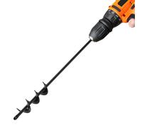 VEVOR Mèche Tarière pour Perceuse 40x420 mm Tige Hexagonale pour Creuser Trous