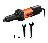 VEVOR Meuleuse Droite 820 W Meuleuse Électrique 10000-28000 tr/min Outil Multifonction 6 Vitesses avec Câble de 1,8 m Pince de Serrage 3 mm et 6 mm Opération Silencieux pour Ponçage Polissage Découpe