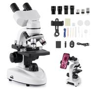 VEVOR Microscope Composé Binoculaire Professionnel avec Grossissement 40-2000X