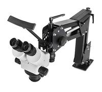 VEVOR Microscope Stéréoscopique du Microscope 7X-4.5X avec Le Double Miroir de Bras de Microscope de Bras WF10X 20MM pour des Outils de Bijouterie