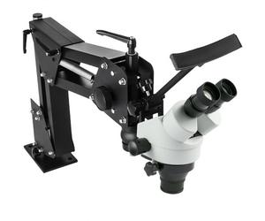VEVOR Microscope Stéréoscopique du Microscope 7X-4.5X avec Le Double Miroir de Bras de Microscope de Bras WF10X 20MM pour Des Outils de Bijouterie