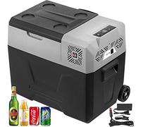 VEVOR Mini Frigorifero Portatile per Auto Congelatore 40L Schermo LED Digitale, Frigo Portatile Capienza 40L Campeggio Viaggio Auto Schermo di Controllo, Frigo Portatile 12V/24V da Auto Camion Barca