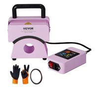 VEVOR Machine de Sublimation pour Casquettes, Silicone Céramique, Violet, 15 x 8 cm