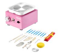 VEVOR Roue de Poterie, Rose, 175x135x113 mm