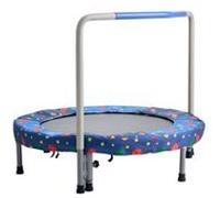 VEVOR Mini trampoline pliable pour enfant – 955 x 750 mm, poignée – Bleu