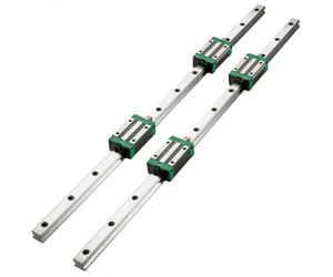 VEVOR Miniature Rail Linéaire Guide CNC, HSR20 - 1700 mm Rails et roulements linéaires CNC, 4 Blocs HSR20 Guidage Lineaire Rail de Glissiere pour Routeurs CNC DIY, Tours, Machines-outils, Cintreuses