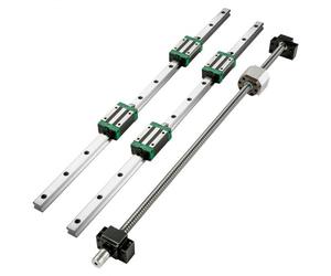 VEVOR Miniature Rail Linéaire Guide HGR20-1700mm Rails et roulements linéaires CNC pour les machines d'automatisation telles que les routeurs CNC bricolage les tours les machines-outils