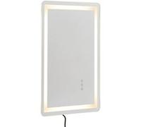 VEVOR Miroir LED 50 x 70 cm – Mural maquillage, frontal/rétroéclairé, mémoire, antibuée, 3 couleurs