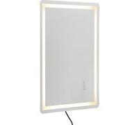 VEVOR Miroir mural de salle de bain LED 60 x 80 cm – Antibuée, 3 couleurs, intensité variable