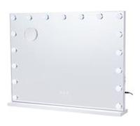 VEVOR Miroir de maquillage Hollywood LED variable, 3 modes, grossissant 5x, USB‑C, 797×597 mm