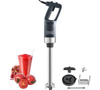 VEVOR Mixeur Plongeant 750 W Mélangeur à Main Immersion Commercial Robuste 755 mm Vitesse Variable Lame en Acier Inoxydable 304 Mixeur Portable Polyvalent pour Soupe Smoothie Purée Aliments pour Bébés