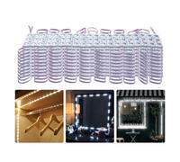 VEVOR Modules Lumineux 3 LED Vitrine, Lot de 200, Éclairage LED SMD 5730, 1,5 W, Longueur Total 33 m, 12 V CC, Ruban Adhésif au Dos, Étanchéité IP68, pour Vitrines de Magasins, Panneaux Publicitaires