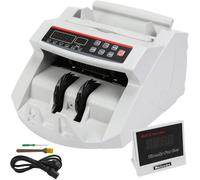 VEVOR Moh Compteuse de Billets Professionnelle Euro,Détecteur de Faux Billets par UV MG Contrefacon Compteuse de Billets Trieuse Portable avec Affichage Banque，Compteur de Billets Vitesse >1000pcs/min