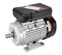 VEVOR Moteur 0,75kW 1400tr/min CA 220-240V 5,45A monophasé arbre à clavette 19mm