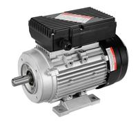 Moteur Electrique-VEVOR-0,75 kW-1400 tr/min-CA 220-240V-5,45A-Cadre 80-B34-Arbre à Clavette 19mm-Rotation CW/CCW-Machines Agricoles
