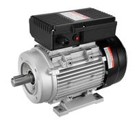 VEVOR Moteur 1,1kW 1400tr/min CA 220-240V 7,5A monophasé arbre à clavette 24mm
