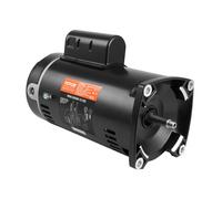 VEVOR Moteur de pompe de piscine 1 CV, 56Y, courant 9,0 A (115 V) / 4,5 A (230 V) 3450 tr/min, facteur de service 1,25, condensateur 90 μF/250 V, moteur de remplacement à bride carrée à rotation CCW