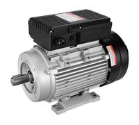 VEVOR Moteur 1,5kW 1400tr/min CA 220-240V 9,85A monophasé arbre à clavette 24mm