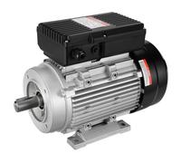 VEVOR Moteur 1,5kW 1400tr/min CA 220-240V 9,85A monophasé arbre à clavette 24mm
