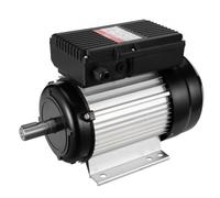 VEVOR Moteur électrique 2,2 kW moteur de compresseur d'air monophasé, 2800 tr/min, CA 220-240 V, 13,8 A, cadre 90L, B3, arbre à clavette 24 mm, rotation CW/CCW pour machines agricoles et équipements