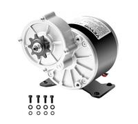 VEVOR Moteur électrique puissant, 350 W, moteur électrique à courant continu à balais pour karts, 24 V 3000 tr/min, moteur de vélo tout-terrain électrique pour bricolage vélo électrique, moto, scooter