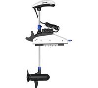VEVOR Moteur hors-bord électrique, 12 V, 25 kg de poussée, avec GPS, support de proue à 10 vitesses, pour kayaks, bateaux de pêche, tige de 105 cm