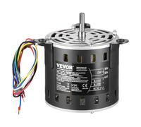 VEVOR Moteur Ventilateur Four 1/2 CV 2,6 A 3 Vitesses 15 μF/450 V Condensateur