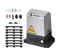 VEVOR Motorisation de Portail Coulissant, 550 W, Ouvre-portail Automatique Électrique pour Portes 25 m 1500 kg, Moteur de Porte Coulissante Crémaillère Nylon, Système d'Ouverture de Portails d'Allée