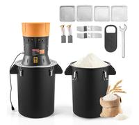 VEVOR Moulin à Grain Électrique Capacité 53 L, Broyeur à Épices 600 W Haute Puissance, pour Moudre Rapidement Grains Secs Céréales Café Maïs Poivre, Moulin à Farine avec Lames Galvanisées Tranchantes